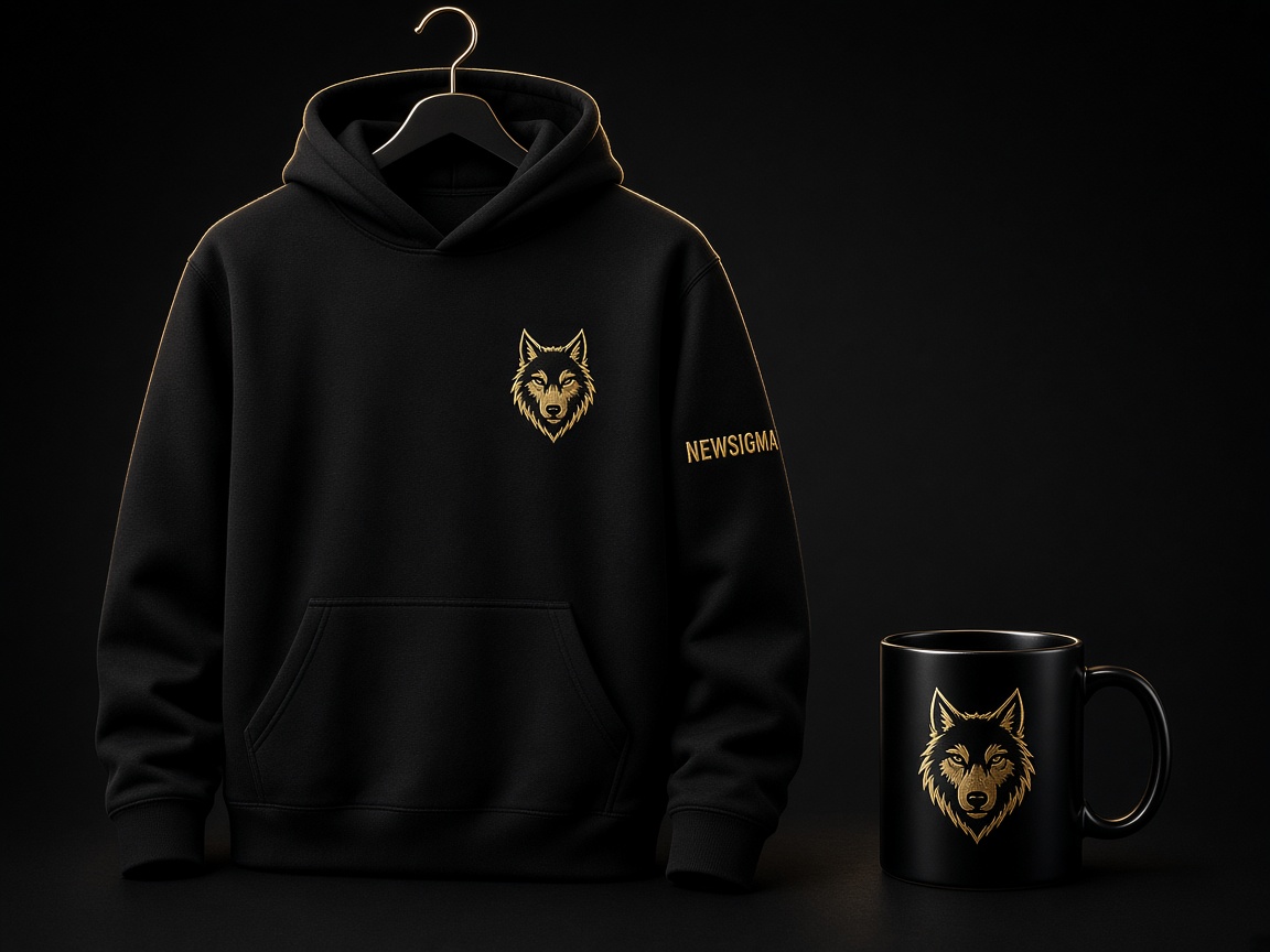 NewSigma hoodie and mug merchandise